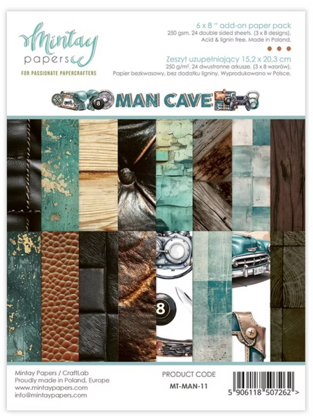MINTAY Man Cave | 6x8 | Add-on Paper Pad