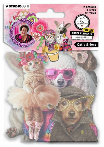 STUDIOLIGHT | Art By Marlene | Luxury Paper Elements | Cats & Dogs