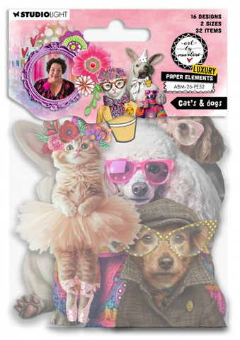 STUDIOLIGHT | Art By Marlene | Luxury Paper Elements | Cats & Dogs