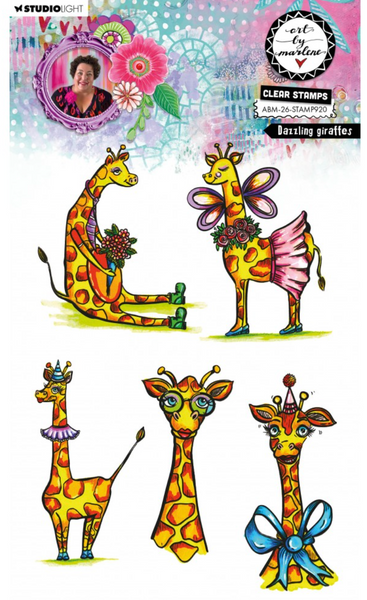 STUDIOLIGHT Clear Stamp | ABM | Dazzling Giraffes