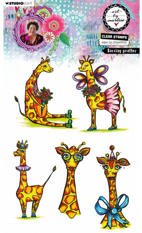 STUDIOLIGHT Clear Stamp | ABM | Dazzling Giraffes