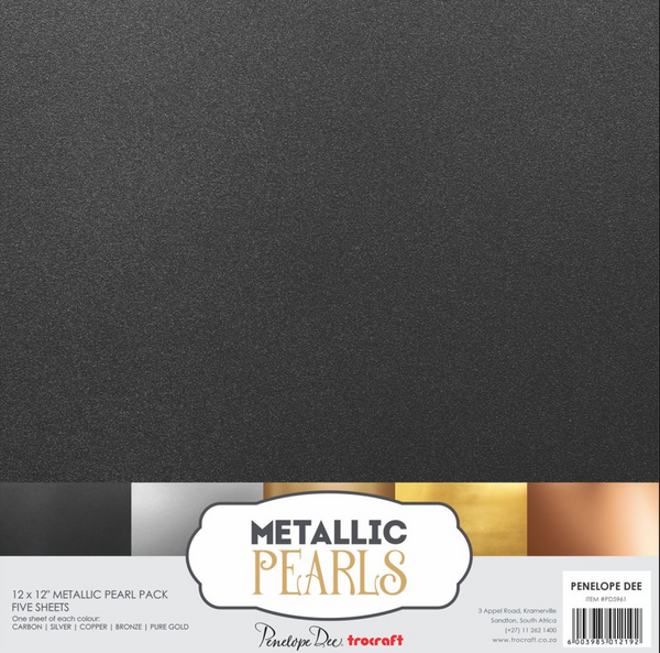 PENELOPE DEE Metallic Pearls Paper Pack