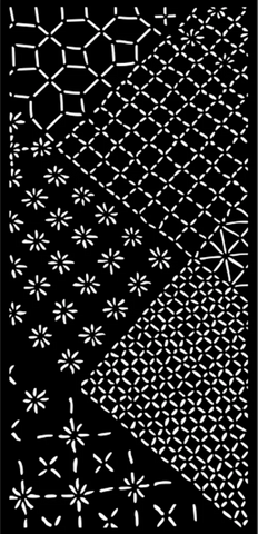 STAMPERIA Stencil | Mixed Media Art | Mixed Tiles