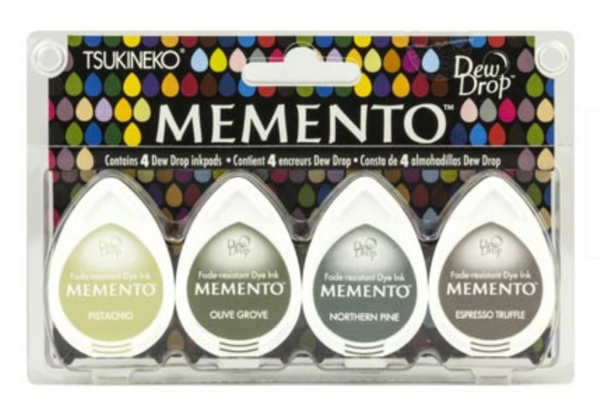 MEMENTO DewDrop Set | 4 Inks per Packs