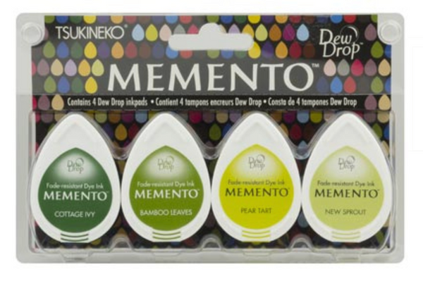 MEMENTO DewDrop Set | 4 Inks per Packs