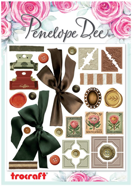 PENELOPE DEE Paper Garden | Embellish-It Stickers Ephemera