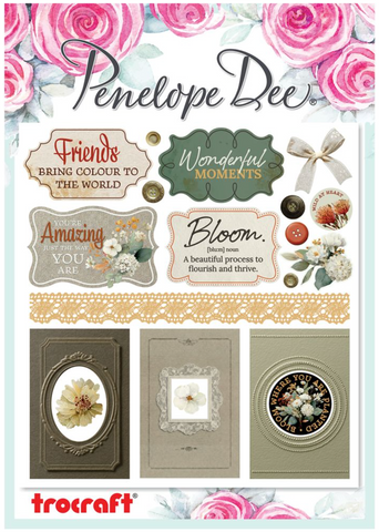 PENELOPE DEE Paper Garden | Embellish-It Stickers Frames