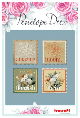 PENELOPE DEE  Paper Garden | Blooming Postage Tiles