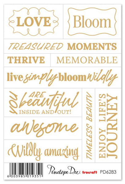 PENELOPE DEE  Paper Garden | Gilded Journal Sentiments