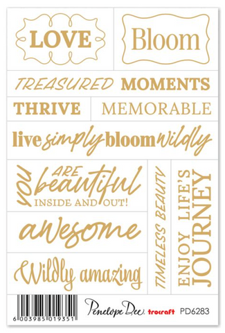 PENELOPE DEE  Paper Garden | Gilded Journal Sentiments