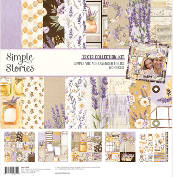 SIMPLE STORIES Simple Vintage Lavender Fields | 12x12 Collection Kit