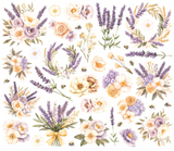 SIMPLE STORIES Simple Vintage Lavender Fields | Floral Bits