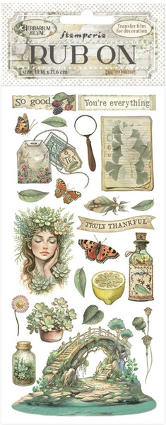 STAMPERIA Rub-Ons | Herbarium Silvae | Bridge