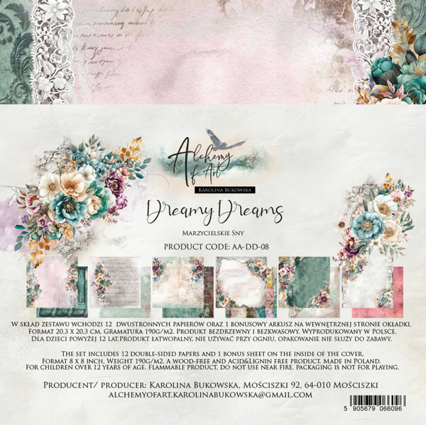 ALCHEMY OF ART Dreamy Dreams | 8x8 Paper Pad