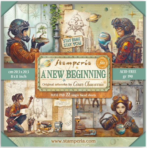 STAMPERIA A New Beginning | 8x8 Maxi Pad