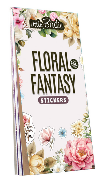 LITTLE BIRDIE Sticker Book | Floral Fantasy | Small