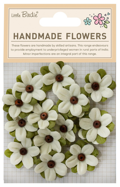 LITTLE BIRDIE Handmade Flowers | Juno | Ivory Pearl