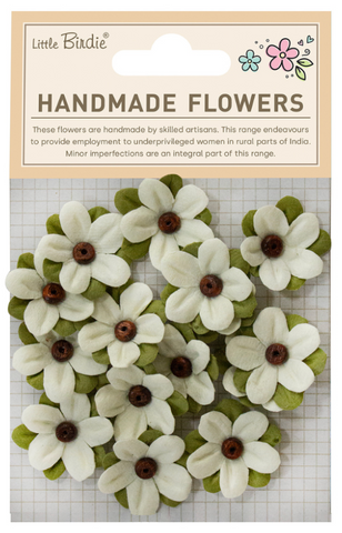 LITTLE BIRDIE Handmade Flowers | Juno | Ivory Pearl