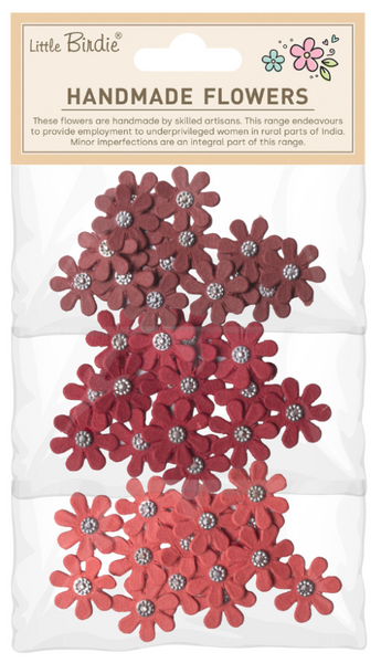 LITTLE BIRDIE Handmade Flowers | Luna | Ruby Aura