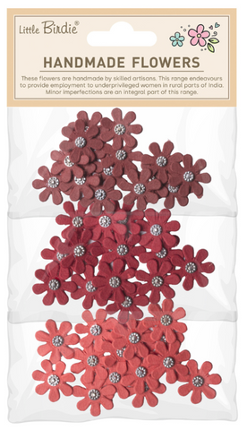 LITTLE BIRDIE Handmade Flowers | Luna | Ruby Aura