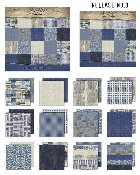 TIM HOLTZ IDEA-OLOGY | Palettes Collection : Indigo | 12x12