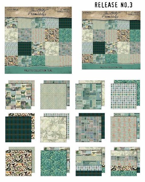 TIM HOLTZ IDEA-OLOGY | Palettes Collection : Teal | 8x8