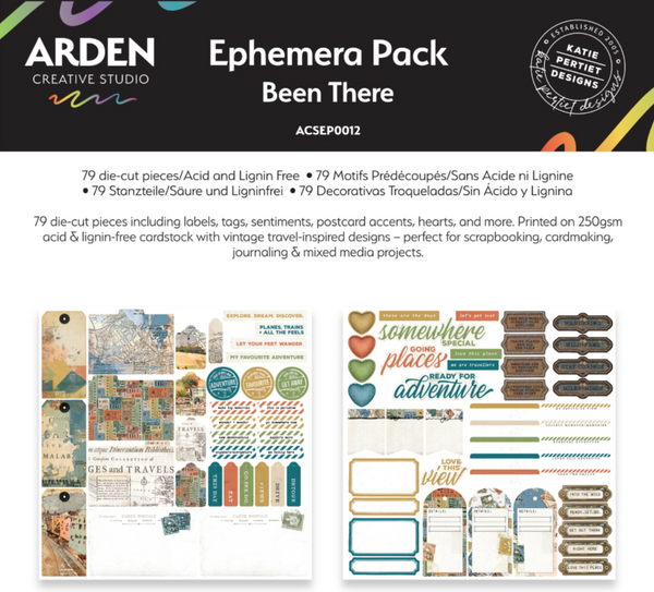 ARDEN CREATIVE STUDIO Been There | Ephemera Pack