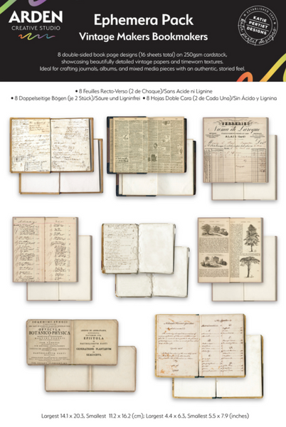 ARDEN CREATIVE STUDIO Vintage Makers Bookmakers