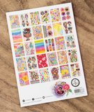 STUDIOLIGHT Art By Marlene | A5 Cut And Paste Block | Color-Happy