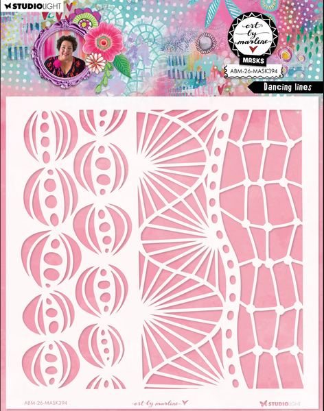STUDIOLIGHT Art By Marlene | Dancing Lines | Mask