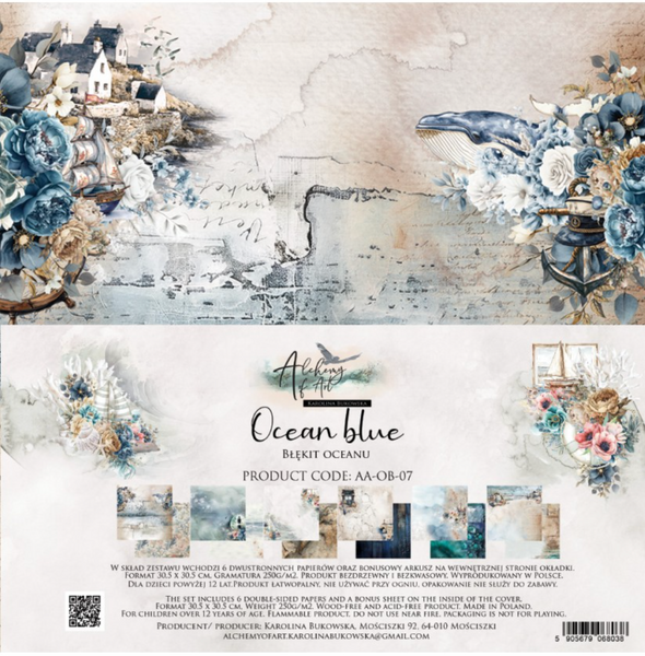 ALCHEMY OF ART Ocean Blue | 12x12 Paper Pad