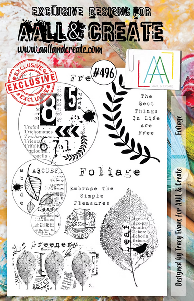 AALL & CREATE Stamp | #496 | Foliage