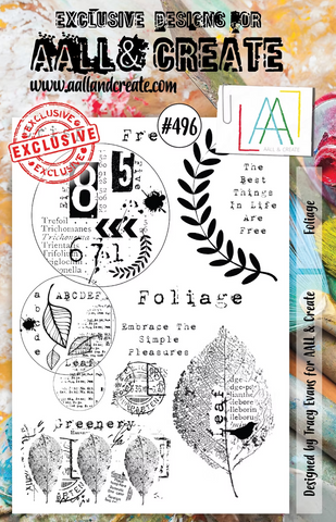 AALL & CREATE Stamp | #496 | Foliage