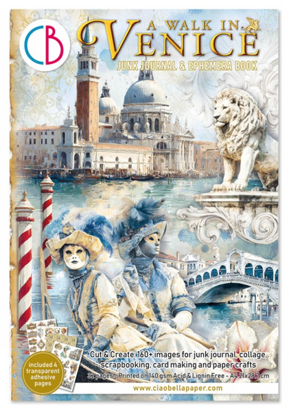 CIAO BELLA A Walk in Venice | Junk Journal & Ephemera Book