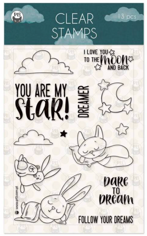 P13 Clear Stamps | Good Night Stamp Set 01