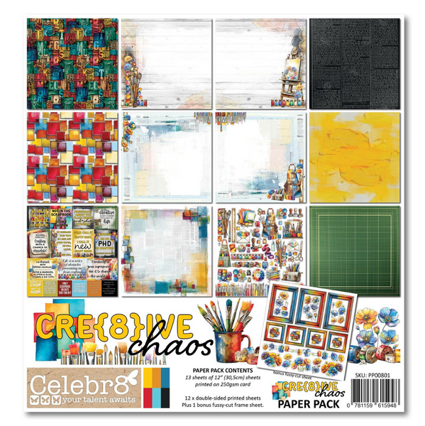 CELEBR8 Paper Pack | Cre8ive Chaos