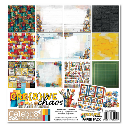 CELEBR8 Paper Pack | Cre8ive Chaos