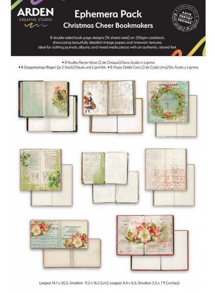 ARDEN CREATIVE STUDIO Christmas Cheer | Bookmakers | Ephemera Pack