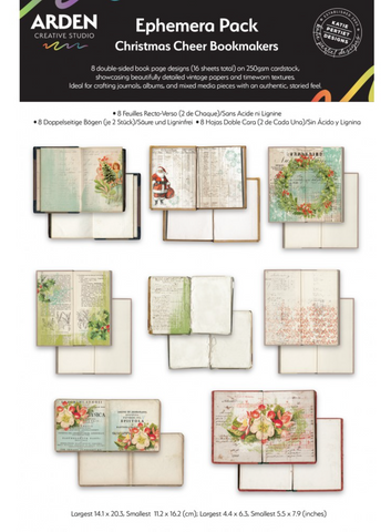ARDEN CREATIVE STUDIO Christmas Cheer | Bookmakers | Ephemera Pack