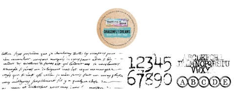 TEXT{ures} by Lou Collins | Dragonfly Dreams | Kis-Cut PET tape