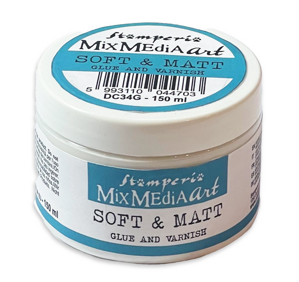 STAMPERIA Mixed Media Art | Soft & Matt Glue & Varnish