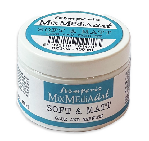 STAMPERIA Mixed Media Art | Soft & Matt Glue & Varnish