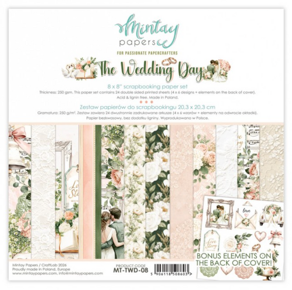 MINTAY Paper Pack | The Wedding Day | 8x8