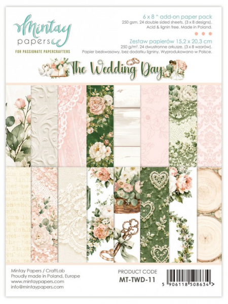 MINTAY The Wedding Day | 6x8 | Add-on Paper Pad