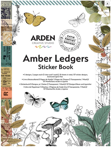 ARDEN CREATIVE STUDIO Amber Ledgers | Sticker Book
