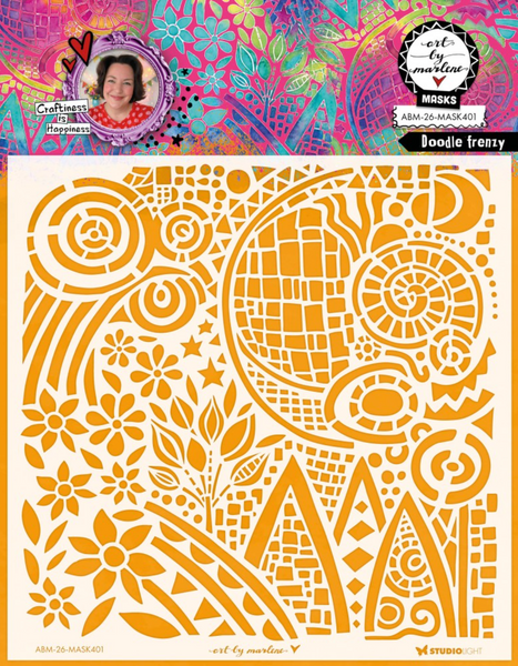 STUDIOLIGHT Art By Marlene | Doodle Frenzy | Masks