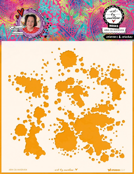 STUDIOLIGHT Art By Marlene | Splatters & Splashes | Masks