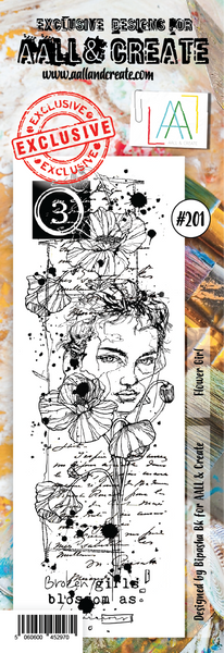 AALL & CREATE Stamp | #201 | Flower Girl