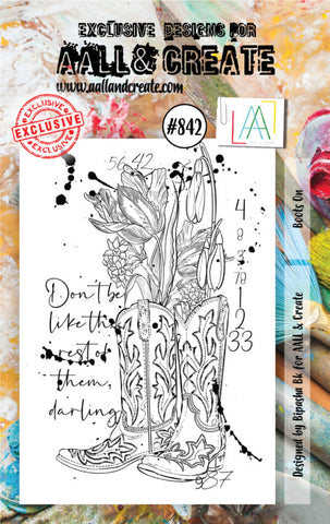 AALL & CREATE Stamp | #842 | Boots On