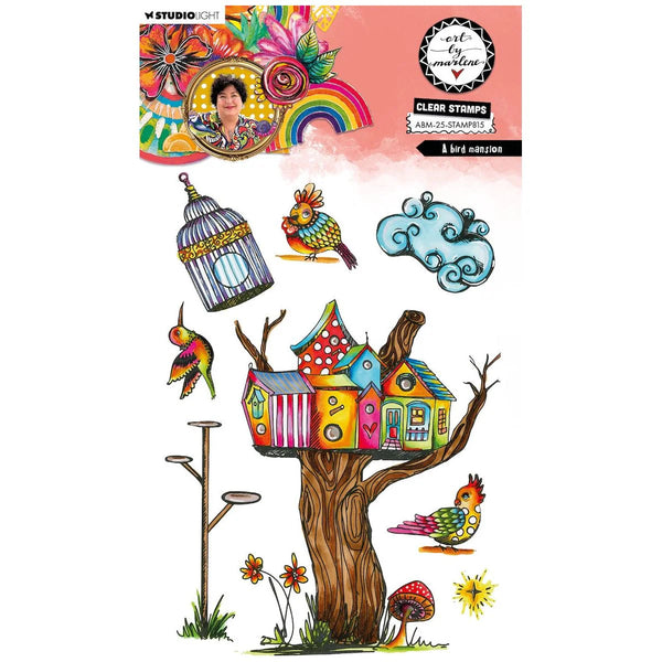 STUDIOLIGHT Clear Stamp | ABM | A Bird Mansion